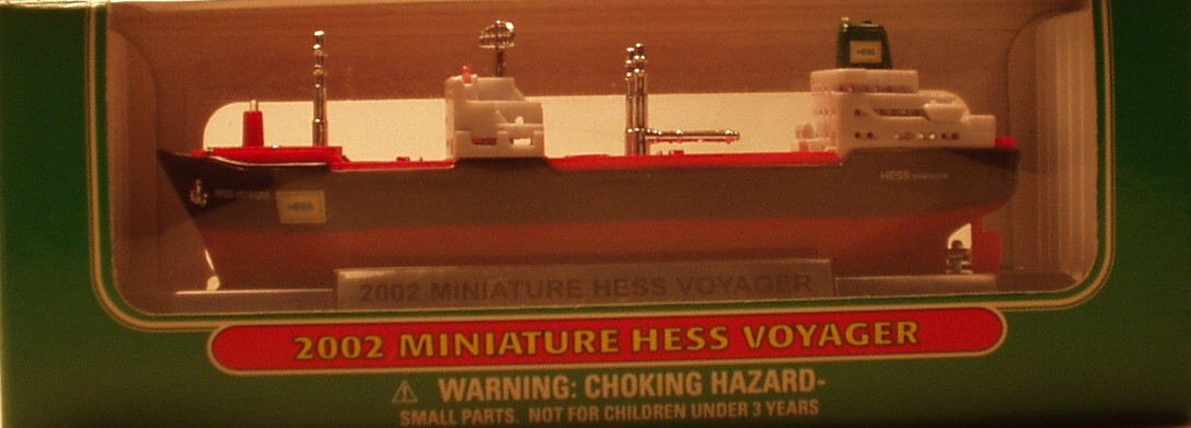 2002 miniature hess voyager